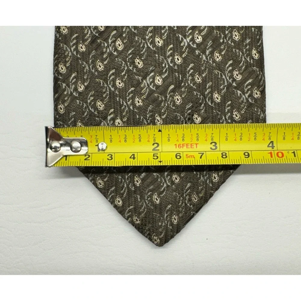 Robert Talbott Necktie Mens OS Green Paisley Silk Best of Class Nordstrom Luxury